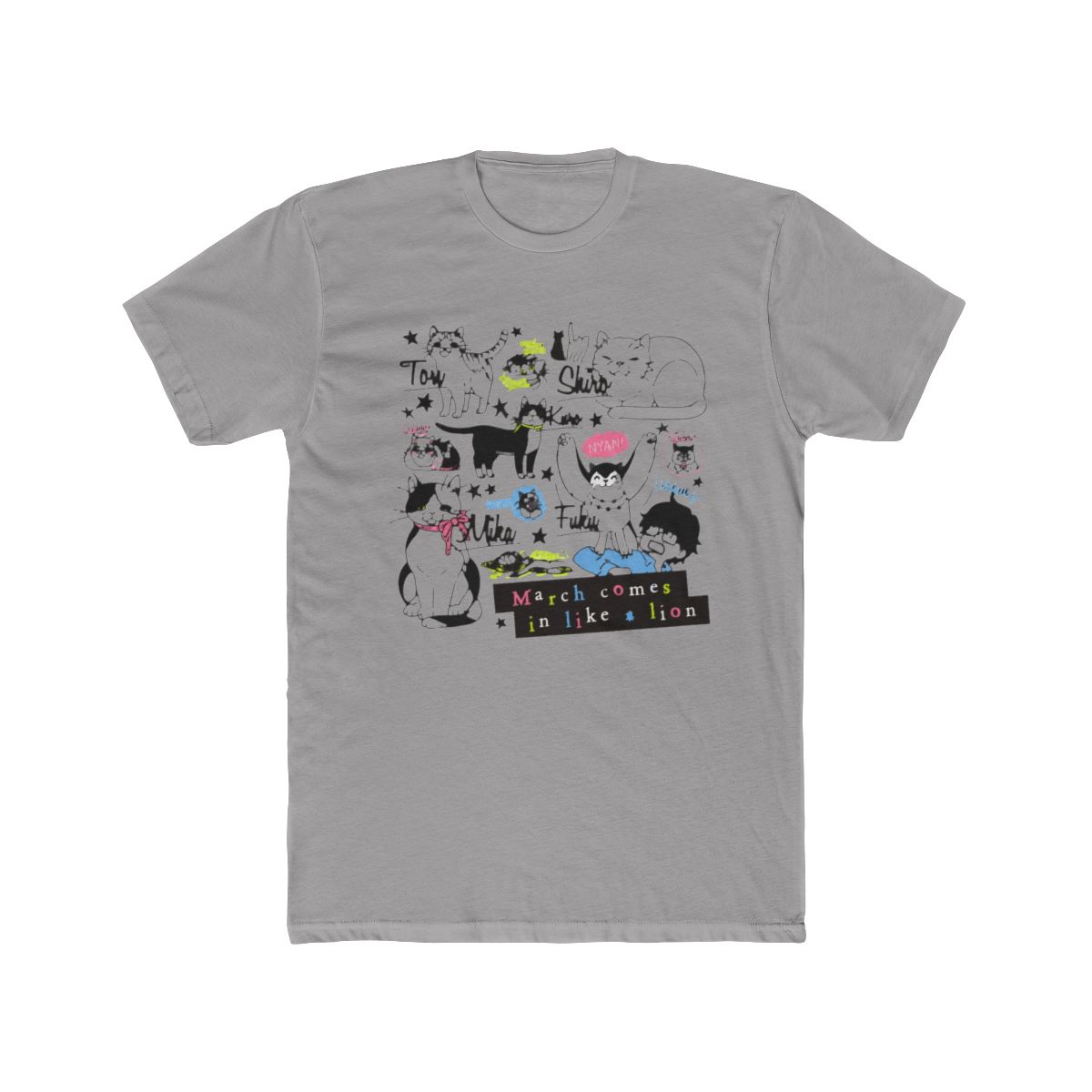 March Comes in like a Lion: Line Art T Shirt S-size | HLJ.com - Official t-shirts merchandise