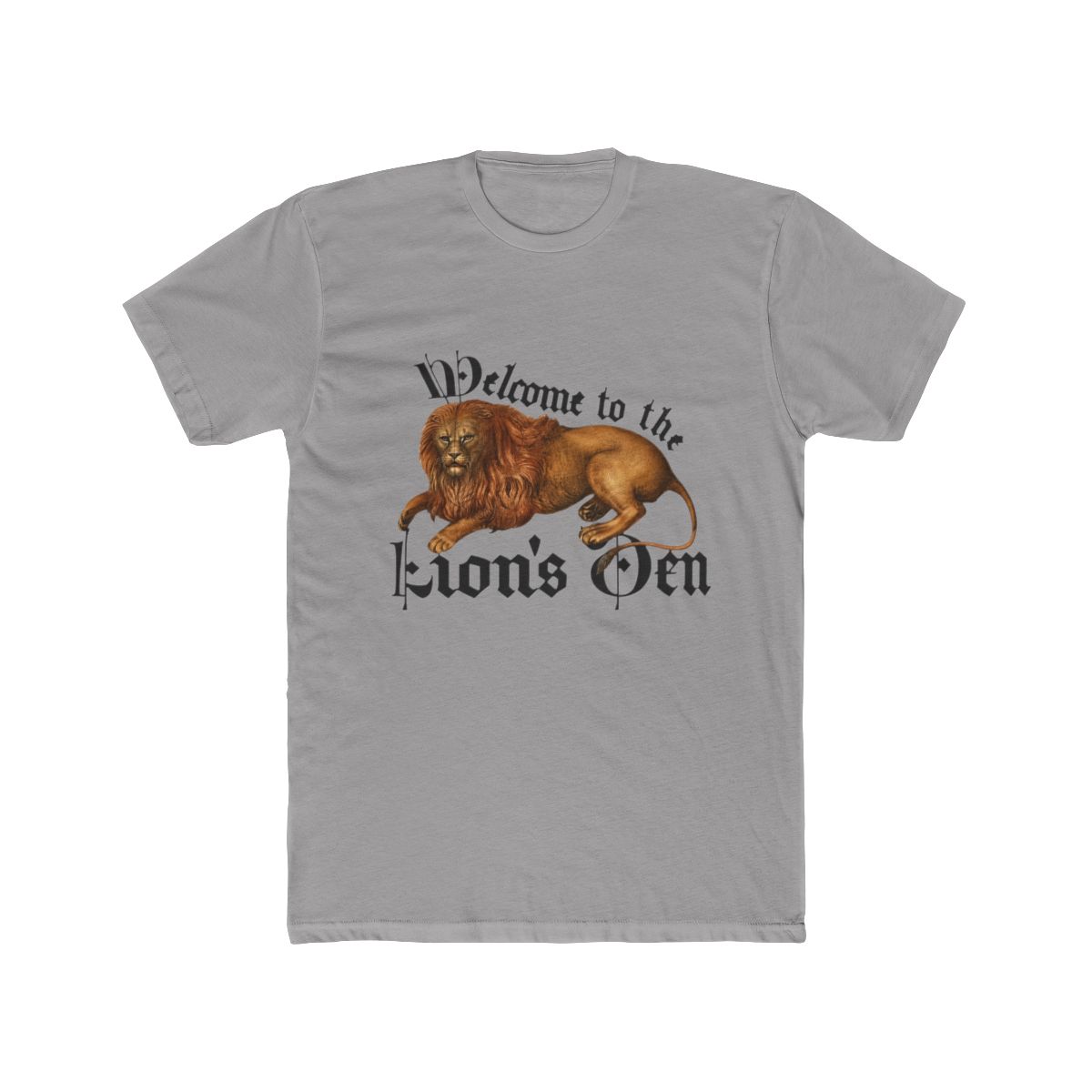 "WELCOME TO THE LION'S DEN" Boxy Heavyweight Tee | March Comes in Like a Lion - Official t-shirts merchandise